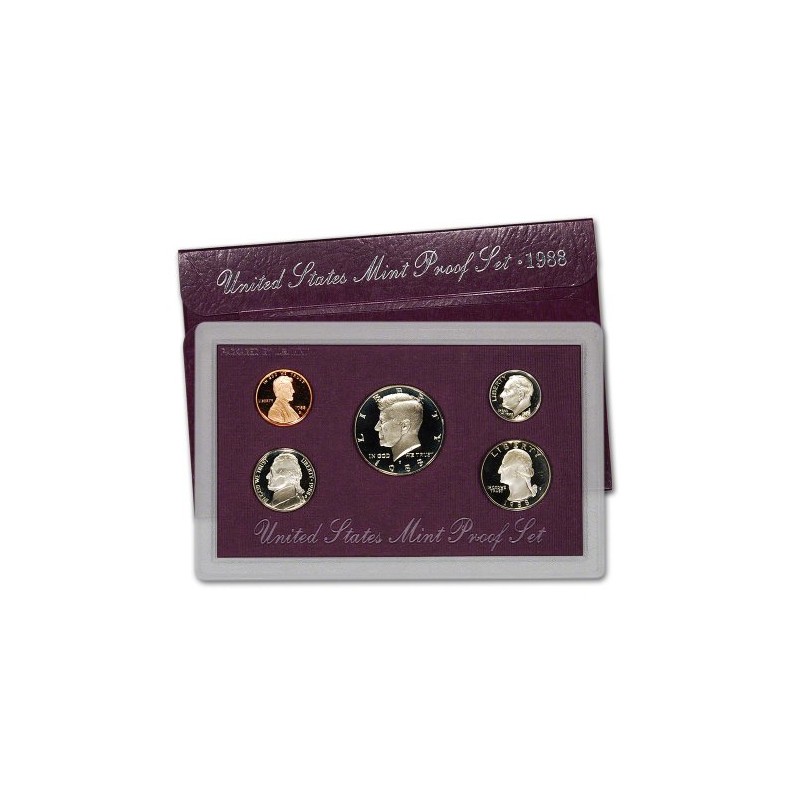 1988 S US Mint Proof Set Original Government Packaging