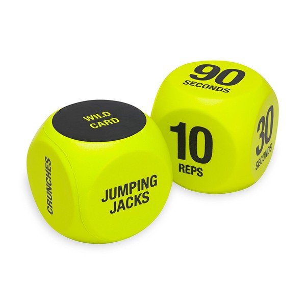 SPRI Exercise Dice (6-Sided) - Game for Group Fitness &