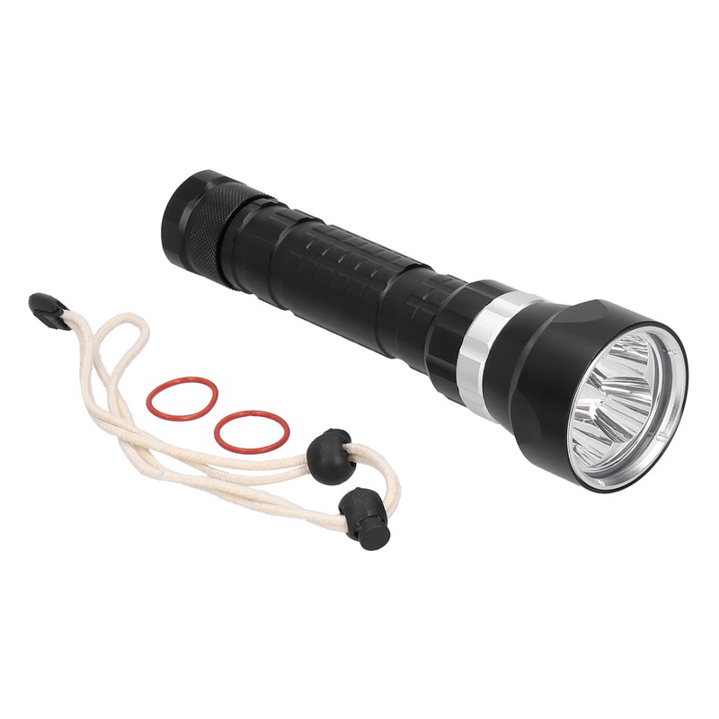 D40 Aviation Magnesium Aluminum Alloy Diving Waterproof Portable LED Flashlight