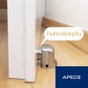 Apecs Magnetic Door Stopper Door Holder with Spring-Loaded Buffer for