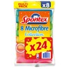 Spontex - 24 Microfibre Cloths Collection - Multipurpose Cloths -