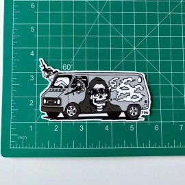Forward Observations Group FOG Joyride Skeleton Van Hell Sticker SupDef