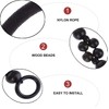 Gloryit Pack of 4 Bag Handle Handles for Bags with