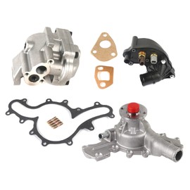 MPLUS 224-43431 Engine Oil Pump Kit & Water Pump & Thermostat Housing Replace 97-01 for Ford Explorer, 2001 for Ford Ranger, 98-01 for Mercury Mountaineer 4.0L 245Cu. In. V6 GAS SOHC
