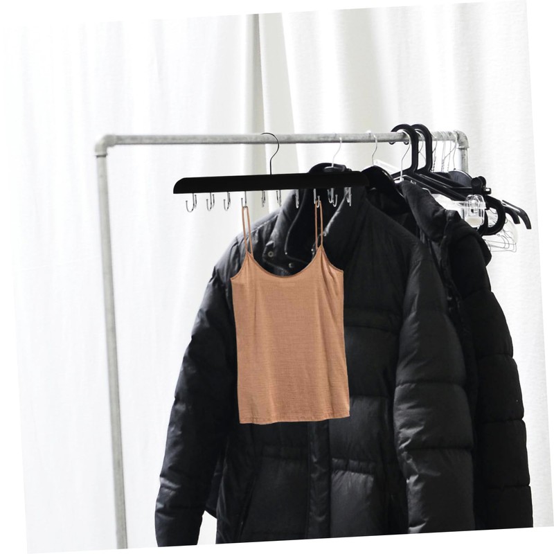 iplusmile 2pcs Closet Organizer Hanger with Hooks Foldable Design for