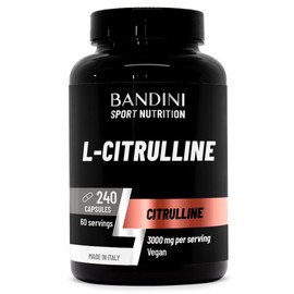 Bandini® L CITRULLINE 240 Capsules – 3000 mg per Serving, 2-Month Supply
