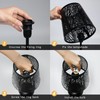 Table Lamp with Dimmer, 3 Levels Dimmable Touch Switch, Black