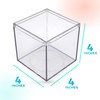 Gary Plastic Packaging 25 Crystal Clear Hard Plastic Display Case