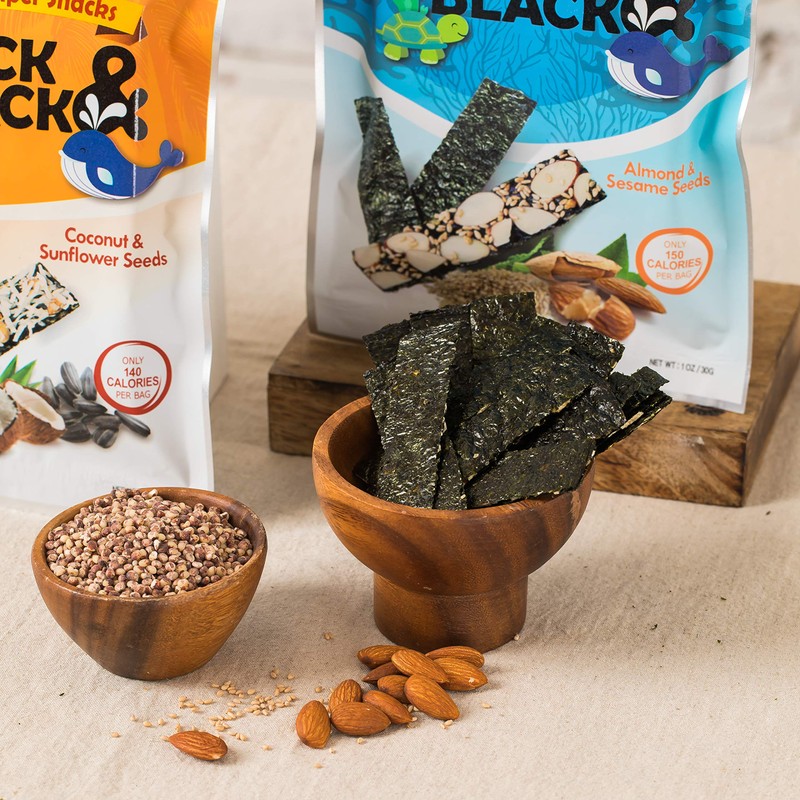 UNCLE NICK Korean Super Snacks - Black & Black Seaweed