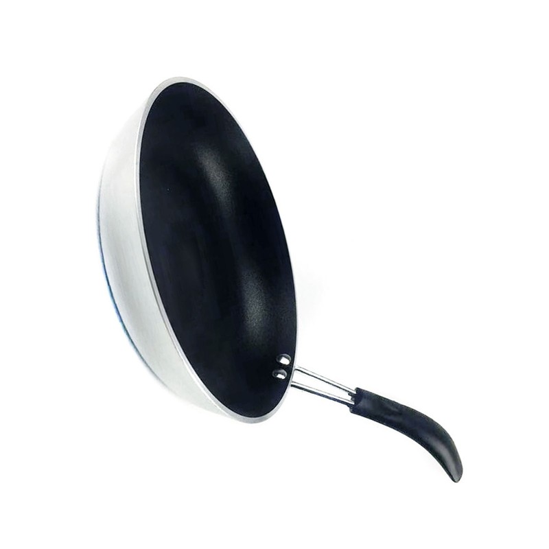 Frying Pan Nonstick High Temperature Resistant Small Flat Bottom Aluminum