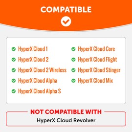 WC StealthZ Cloud - FPS Oriented Earpads for HyperX Cloud Alpha, Cloud 1/2 / 3 & More by GadgetryTech X Wicked Cushions | Enhanced Sound Precision & Breathable Comfort | Black