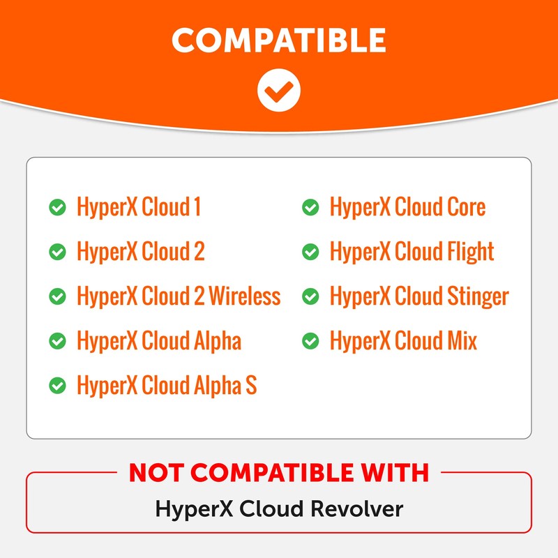 WC StealthZ Cloud - FPS Oriented Earpads for HyperX Cloud