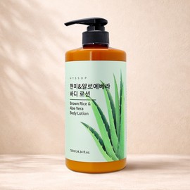 Hyssop Brown Rice & Aloe Vera Body Lotion 720ml Mild moist body lotion / 히솝 현미 엔 알로에 베라 바디 로션 720ml 순한 촉촉한 바디로션