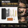 Kit Profesional de Barbería - Juego de 8 Piezas en