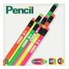 BAZIC Wood Pencil Neon Pencils, Latex Free Eraser, Unsharpened Rewards