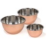 Red Co. Set of 3 Stainless Steel Nesting Mix and