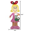 Gemmy Dr. Seuss The Grinch Cindy Lou Who w/Stocking Airblown