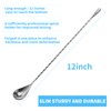 2 Pcs 12 Inch Bar Mixing Spoon Cocktail Spoon Stainless
