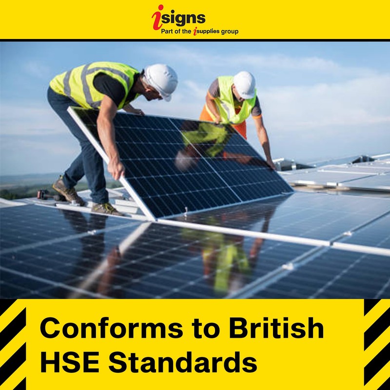 iSigns Solar Contractor Pack, Solar Panel Safety Labels Ideal for