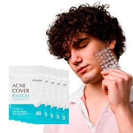 Pack de 240 parches transparentes antiacné que ayudan a reducir granos, proteger la piel y absorber impurezas (Transparente)