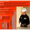 ETS562 Installer Drill Bit, Interchangeable Switch Bit, Screw Point, 9/16-Inch