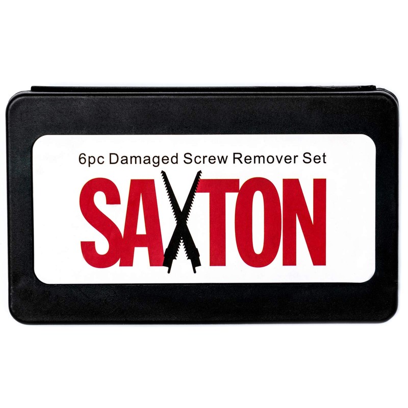 Saxton Damaged Screw Extractor Remover Set for Screws and Bolts