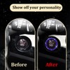 RGOAANC 2PCS Crystal Rhinestone Car Engine Start Stop Decoration Ring,