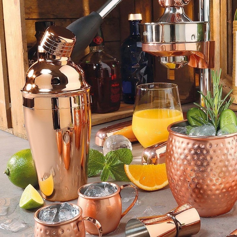 Cilio KP0000200393 Cocktail Shaker, 18/8 Stainless Steel, 500 ml, One