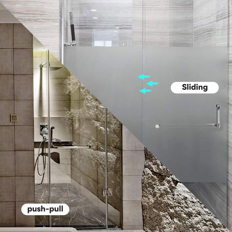 TOGU SUS304 Stainless Steel 6 "Shower Door Handle 18" Towel