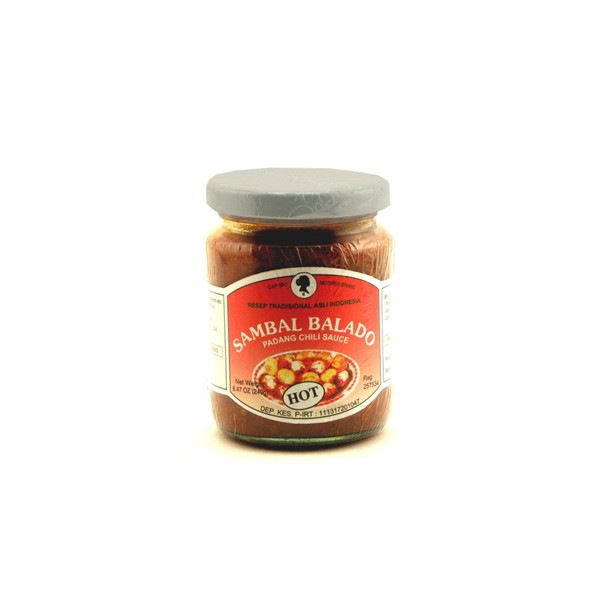 Sambal Balado (Hot) - Padang Chilli Sauce - 8.47oz (Pack