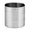 Utopia Stainless Steel Thimble Bar Measure CE 25ml | Spirit