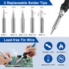 Soldering Iron Set, 24 Pieces, 60 W Welding Tools, Electric