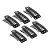 100pcs Hair Extension Clips Multipurpose 38mm 10 Teeth Wig Clips