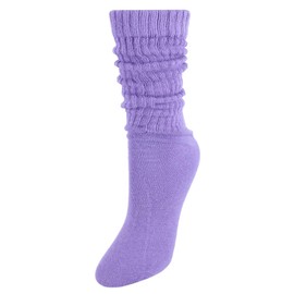 CTM® Women's Super Soft Slouch Socks (1 Pair), Lavender