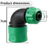 Garden Hose Quick Coupling Angle Adapter, 90 Degree Garden Hose