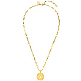 Purelei® Lolani Necklace (gold) – 18K Gold plated stainless steel jewelry – Waterproof chain with pendant – 18 to 20 inch adjustable length – Fashion jewelry for your individual look