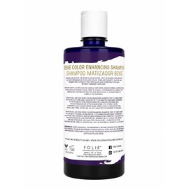 Folie Profesional Shampoo Matizador Beige Rayos, Rubios, Dorados - 300 ml