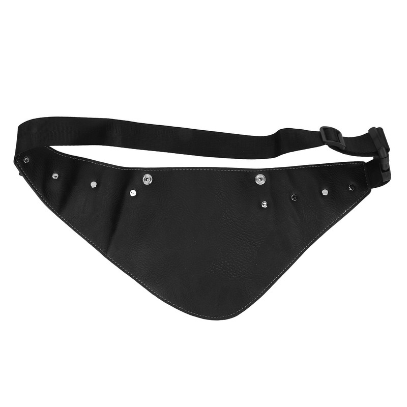 PU Leather Scissors Waist Bag 2 Layers Portable Scissors Holder