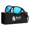 Black Sail Eyewear - Square Frame UV400 7 Layer Polarized