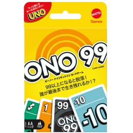 Mattel Game UNO HHL37 Oh No! Ninety-Nine Card Game, Party Game for 2-6 Players, Ages 7 and Up