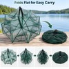 65cm 8-Hole Foldable Fishing Net for Shrimp, Crayfish & Small