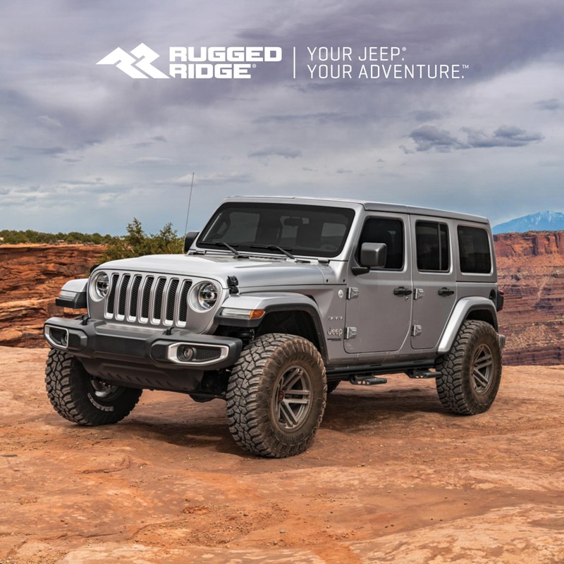 Rugged Ridge Rear Floor Liners Universal Fit | All-Terrain, Black