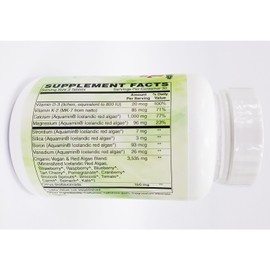 Holly Hill Health Foods Algae Based Calcium 1,000 mg, 90 Tablets