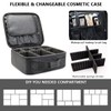 MORMID Travel Makeup Train Case Cosmetic Case Organizer Portable Artist