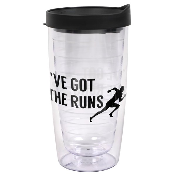 LOGOVISION Ive Got The Runs Running Runner Funny Double-Walled Plastic