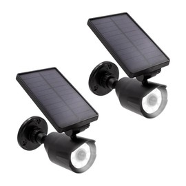 Panta Safe Light Solar LED Twin Pack - 8 High Performance LEDs - Up to 7.5 m Range - Weatherproof & Robust - Shut-Off Function - Daylight Sensor