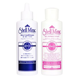 Shermirac Skin Conditioner (Skin Conditioner 6.8 fl oz (200 ml) & Essence Lotion 5.9 fl oz (150 ml)