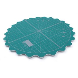 CENPEK Circular Cutting Mat Diameter 9 Inch Self Healing for Any Table Protector Quilting Fabric Craft Sewing Quilting Projects Rotary Cutting Mat