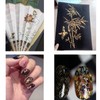 BLWAFY Gilding Flakes Leaf Flakes Gilding Variegated Gold Foils for