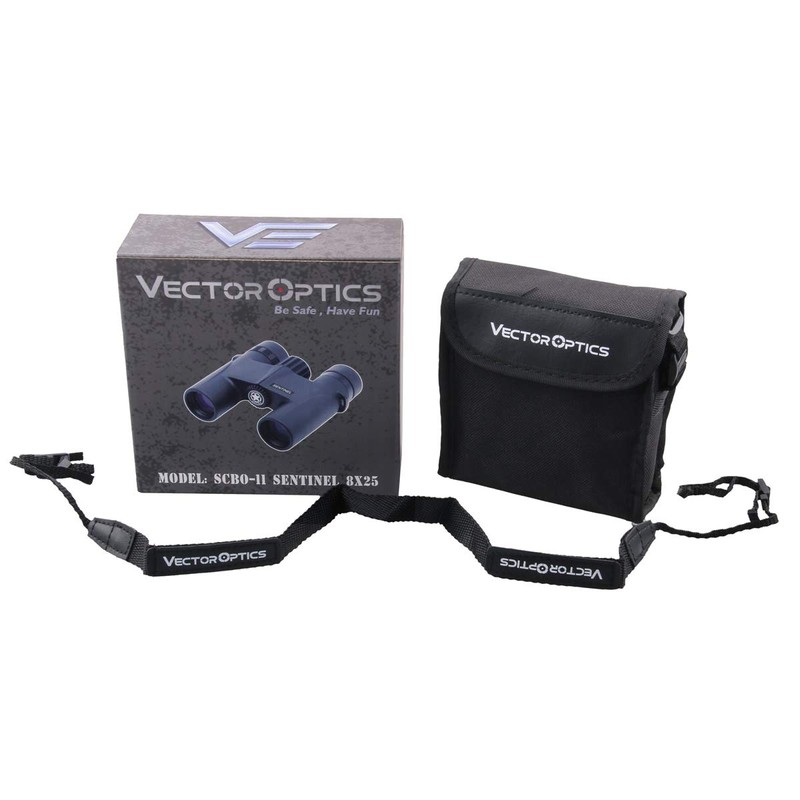 TAC Vector Optics Sentinel 8x25 Premium Compact Roof Prism Binoculars